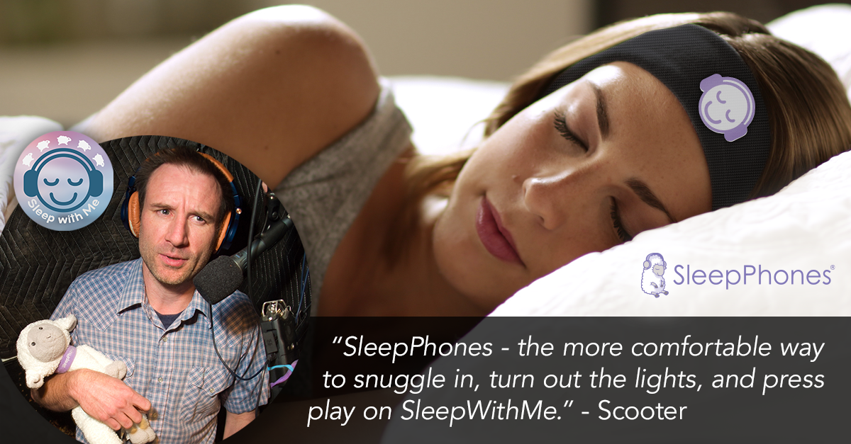 Sleep With Me Podcast Sleepphones® Comfortable Headband Headphones 
