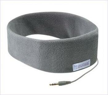 SleepPhones Classic headphones in gray fleece