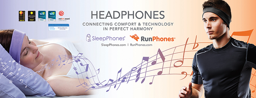 2016 SleepPhones and RunPhones Booth Backdrop for CES