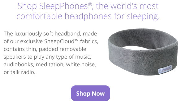 Shop SleepPhones, the world's most comfortable headphones for sleeping