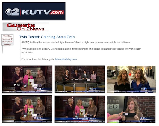 SleepPhones® Featured on KUTV Salt Lake City - November 2013